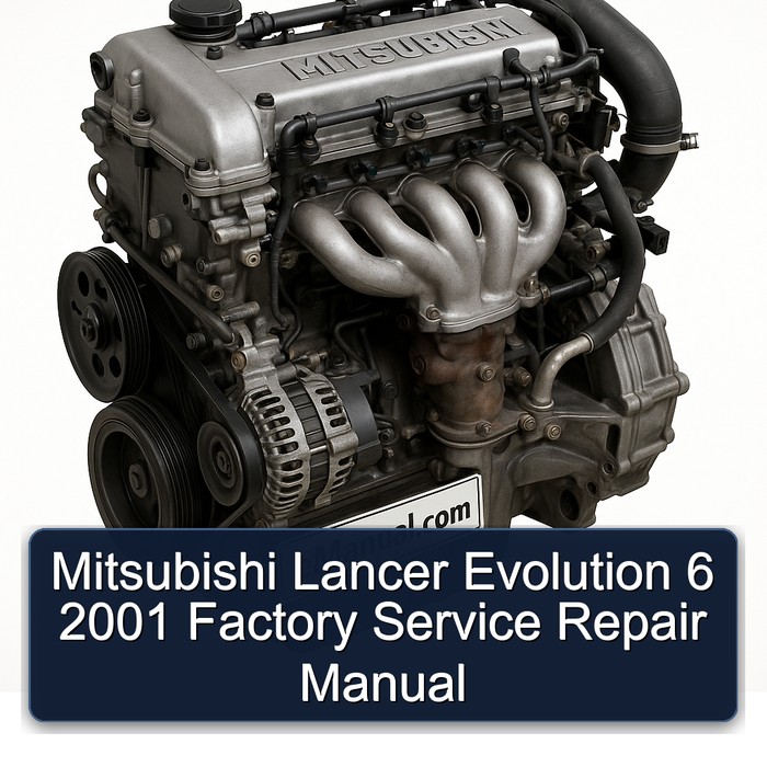 Mitsubishi Lancer Evolution 6 2001 Factory Service Repair Manual