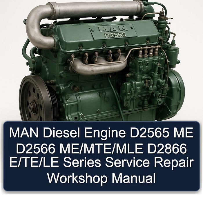 MAN Diesel Engine D2565 ME D2566 ME/MTE/MLE D2866 E/TE/LE Series Service Repair Workshop Manual