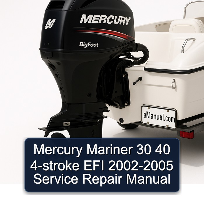 Mercury Mariner 30 40 4-stroke EFI 2002-2005 Service Repair Manual