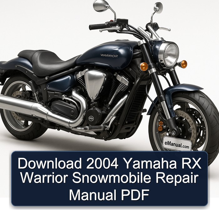 Download 2004 Yamaha RX Warrior Snowmobile Repair Manual PDF
