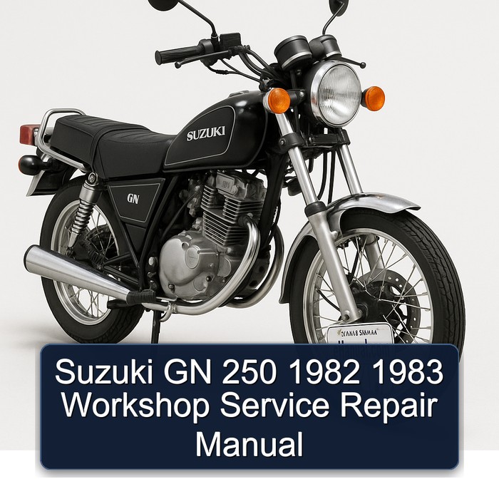 Suzuki GN 250 1982 1983 Workshop Service Repair Manual