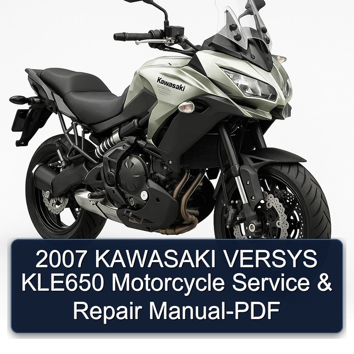 2007 KAWASAKI VERSYS KLE650 Motorcycle Service & Repair Manual-PDF