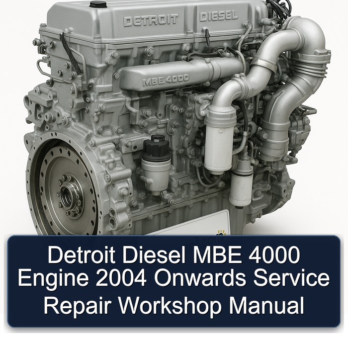 Detroit Diesel MBE 4000 Engine 2004 Onwards Service Repair Workshop Manual