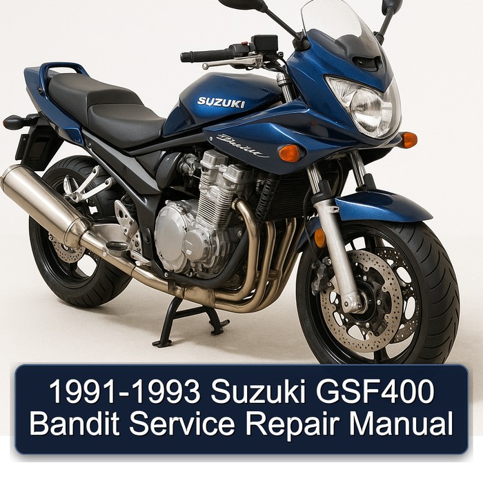 1991-1993 Suzuki GSF400 Bandit Service Repair Manual