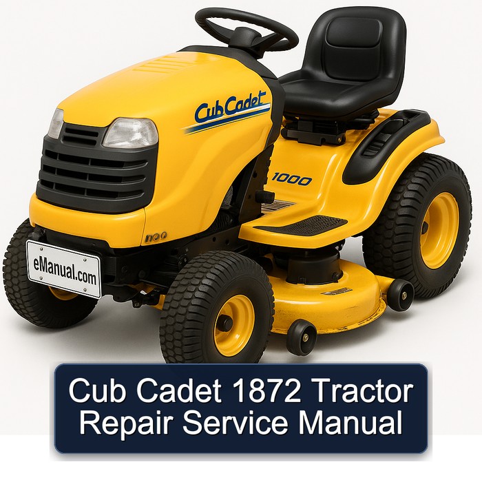 Cub Cadet 1872 Tractor Repair Service Manual