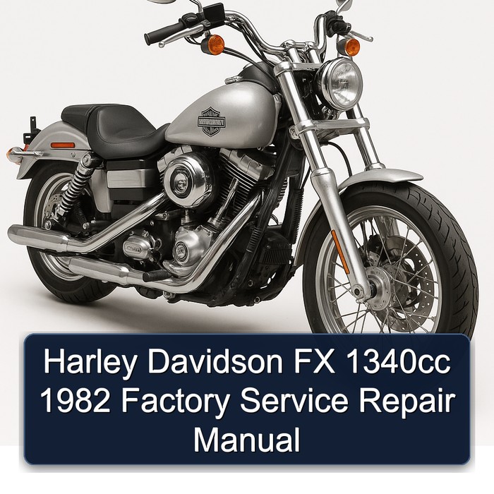 Harley Davidson FX 1340cc 1982 Factory Service Repair Manual
