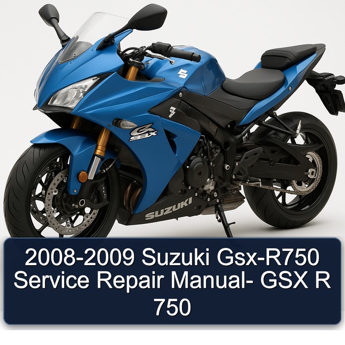 2008-2009 Suzuki Gsx-R750 Service Repair Manual- GSX R 750