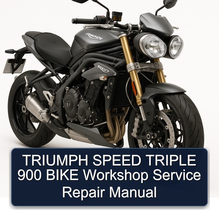 TRIUMPH SPEED TRIPLE 900 BIKE Workshop Service Repair Manual