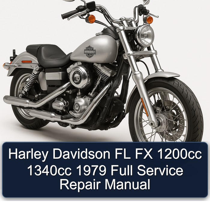 Harley Davidson FL FX 1200cc 1340cc 1979 Full Service Repair Manual