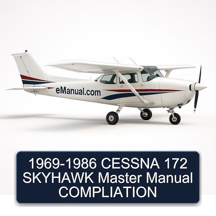 1969-1986 CESSNA 172 SKYHAWK Master Manual COMPLIATION