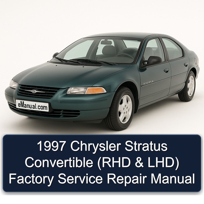 1997 Chrysler Stratus Convertible (RHD & LHD) Factory Service Repair Manual