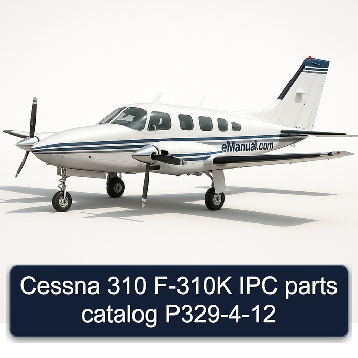 Cessna 310 F-310K IPC parts catalog P329-4-12