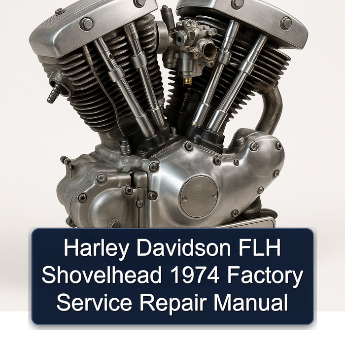 Harley Davidson FLH Shovelhead 1974 Factory Service Repair Manual