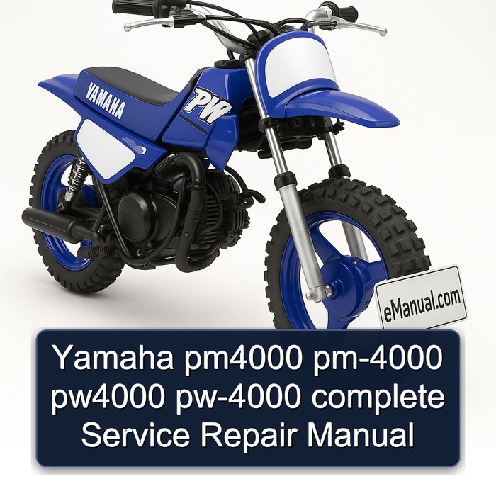 Yamaha pm4000 pm-4000 pw4000 pw-4000 complete Service Repair Manual