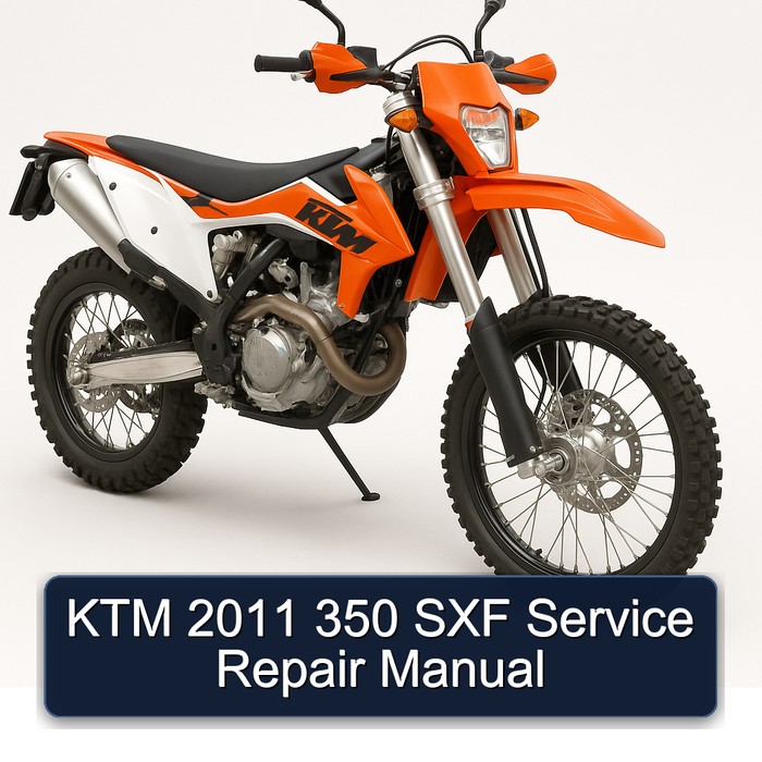 KTM 2011 350 SXF Service Repair Manual