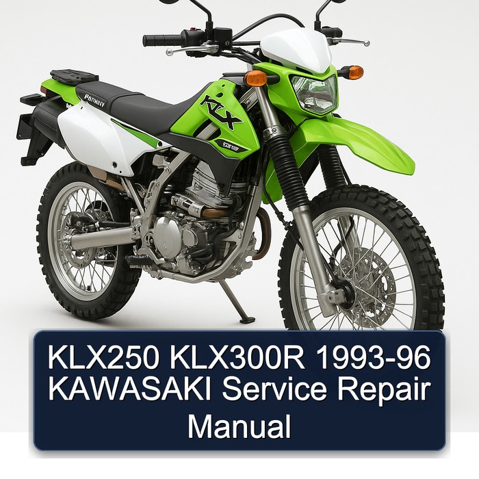 KLX250 KLX300R 1993-96 KAWASAKI Service Repair Manual