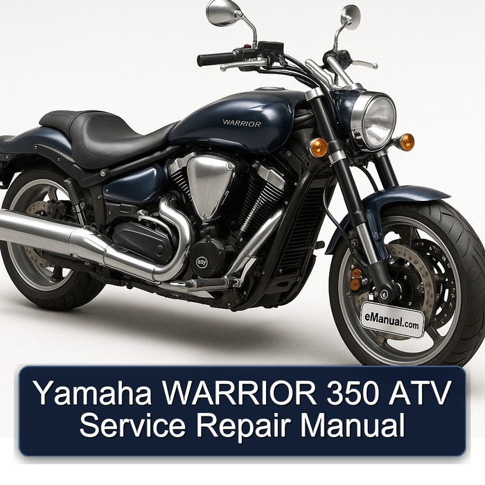 Yamaha WARRIOR 350 ATV Service Repair Manual
