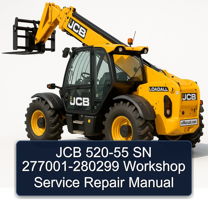 JCB 520-55 SN 277001-280299 Workshop Service Repair Manual