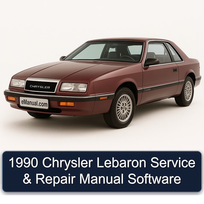 1990 Chrysler Lebaron Service & Repair Manual Software