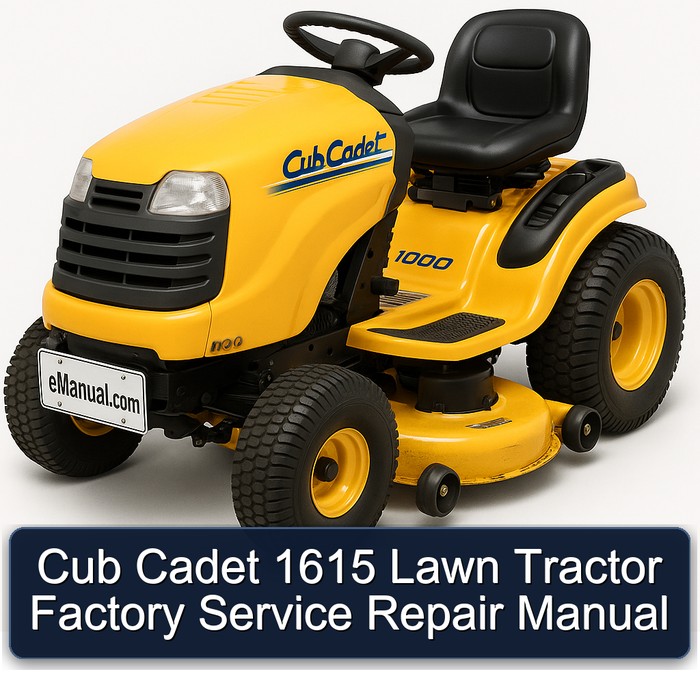 Cub Cadet 1615 Lawn Tractor Factory Service Repair Manual