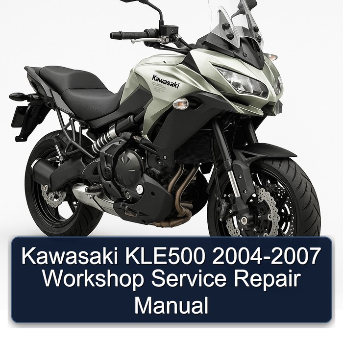 Kawasaki KLE500 2004-2007 Workshop Service Repair Manual