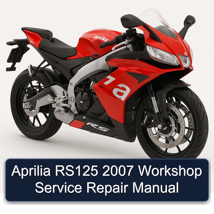 Aprilia RS125 2007 Workshop Service Repair Manual