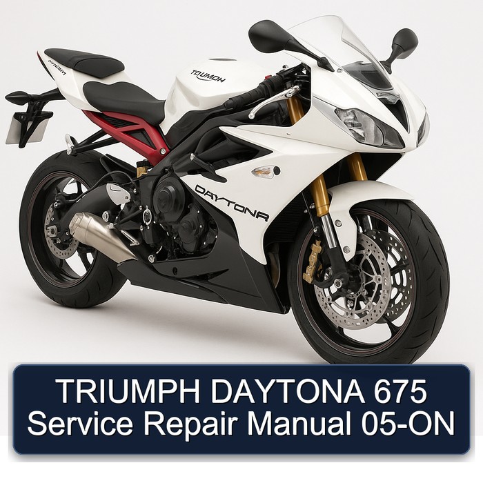TRIUMPH DAYTONA 675 Service Repair Manual 05-ON