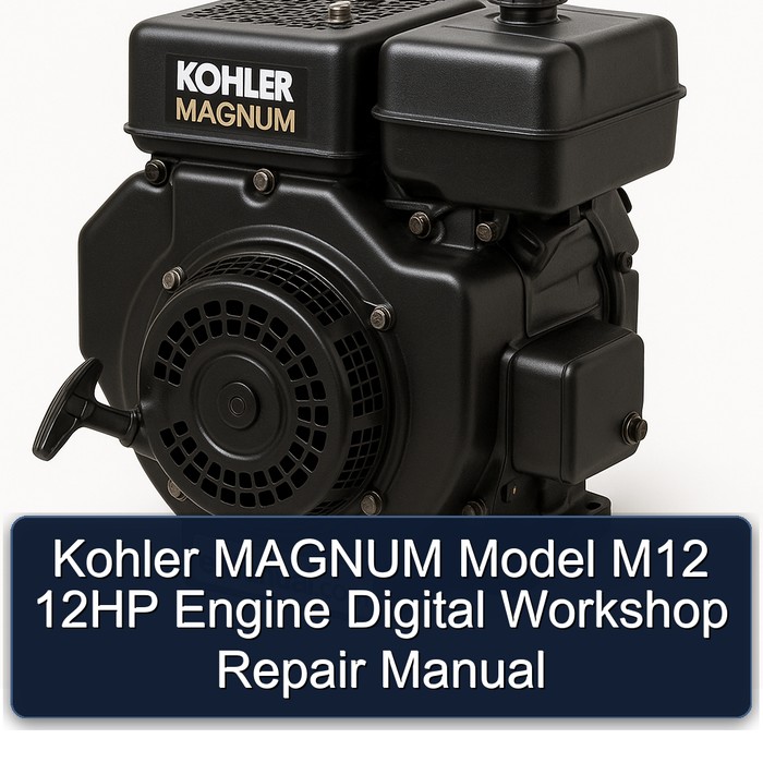 Kohler MAGNUM Model M12 12HP Engine Digital Workshop Repair Manual