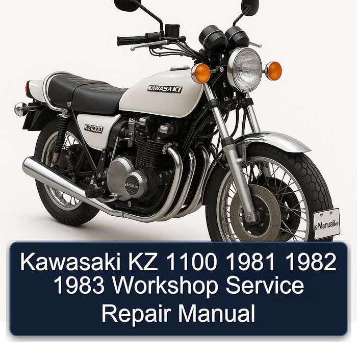 Kawasaki KZ 1100 1981 1982 1983 Workshop Service Repair Manual