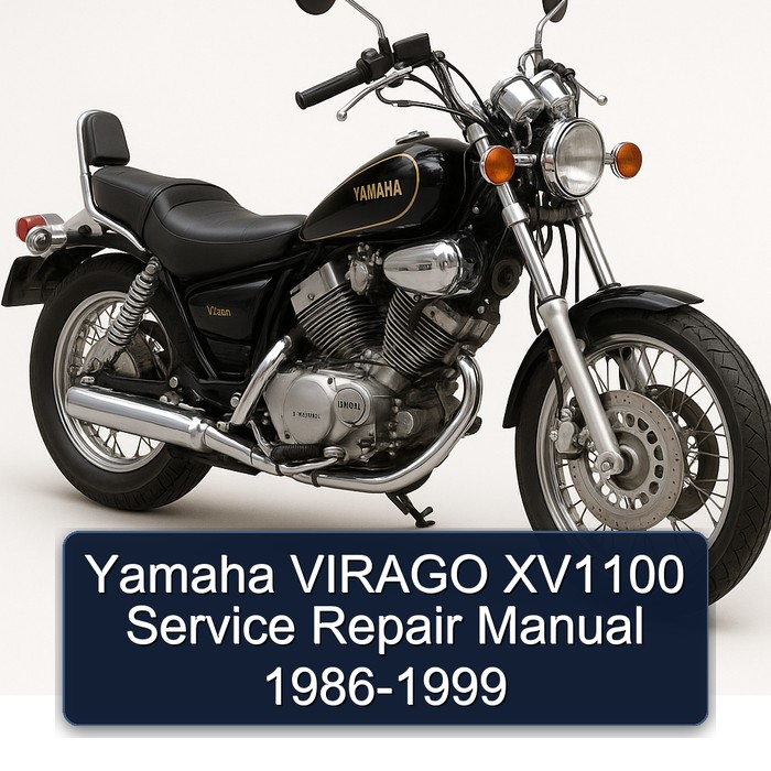 Yamaha VIRAGO XV1100 Service Repair Manual 1986-1999