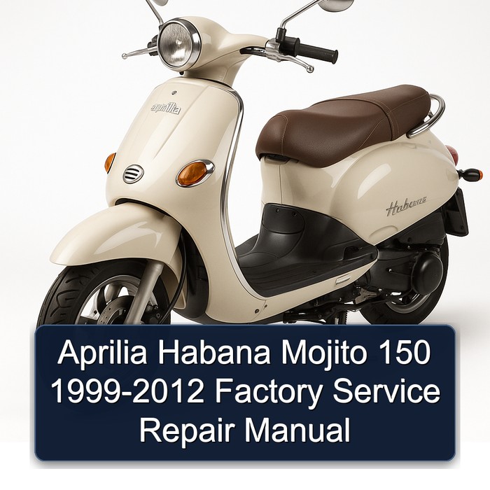 Aprilia Habana Mojito 150 1999-2012 Factory Service Repair Manual