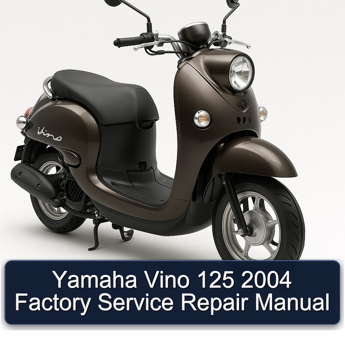 Yamaha Vino 125 2004 Factory Service Repair Manual