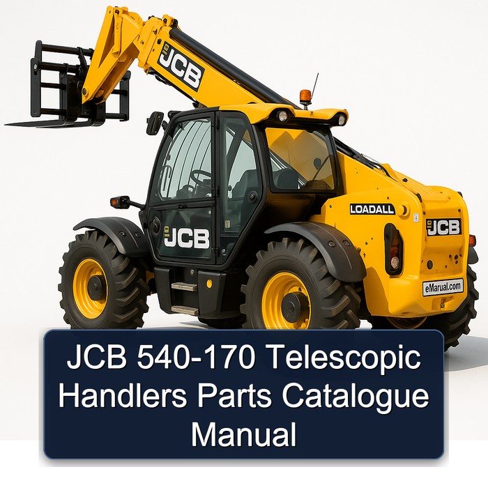 JCB 540-170 Telescopic Handlers Parts Catalogue Manual
