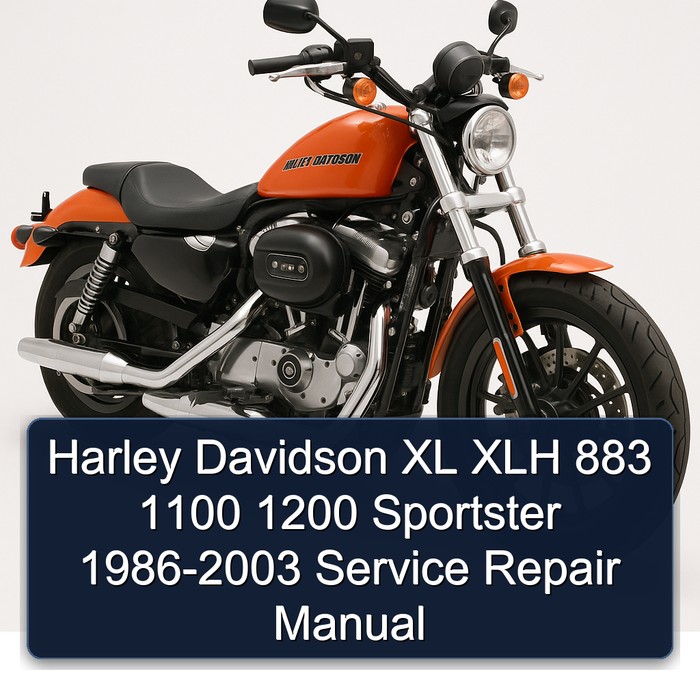 Harley Davidson XL XLH 883 1100 1200 Sportster 1986-2003 Service Repair Manual