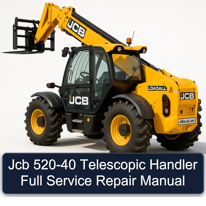 Jcb 520-40 Telescopic Handler Full Service Repair Manual