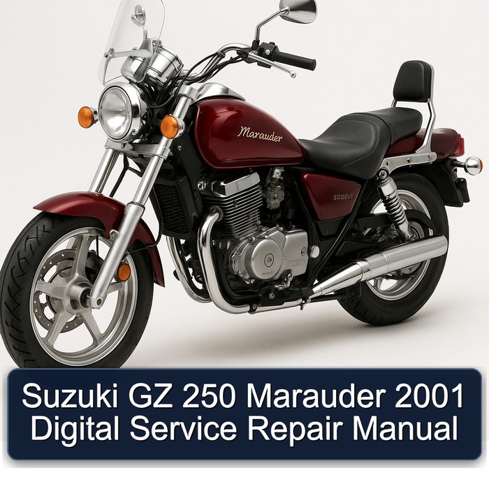 Suzuki GZ 250 Marauder 2001 Digital Service Repair Manual