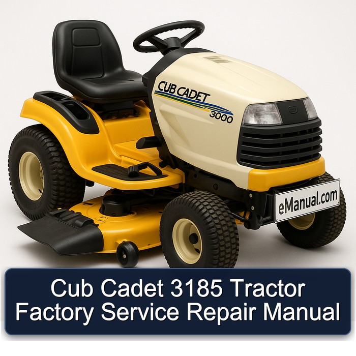 Cub Cadet 3185 Tractor Factory Service Repair Manual
