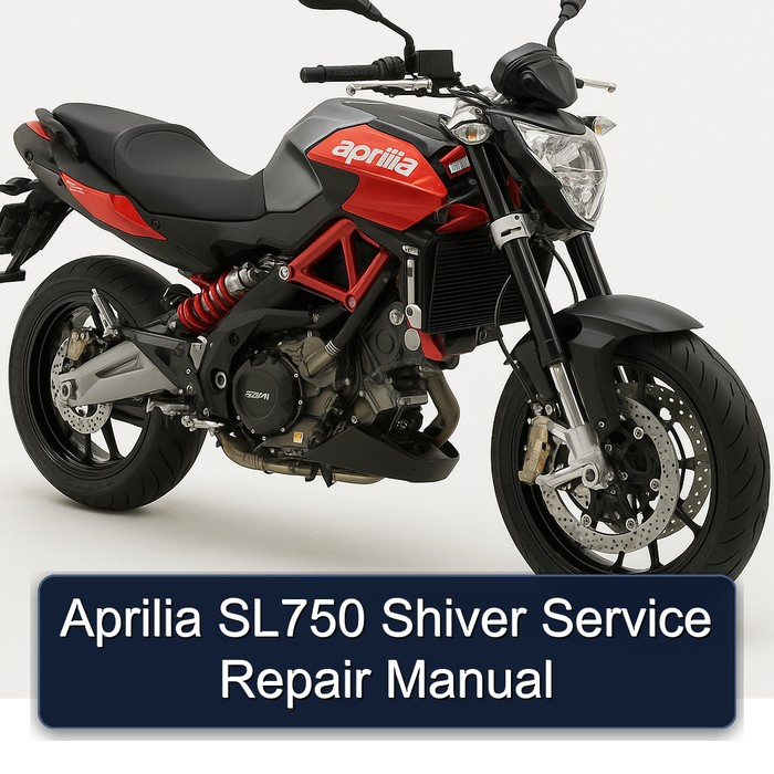 Aprilia SL750 Shiver Service Repair Manual