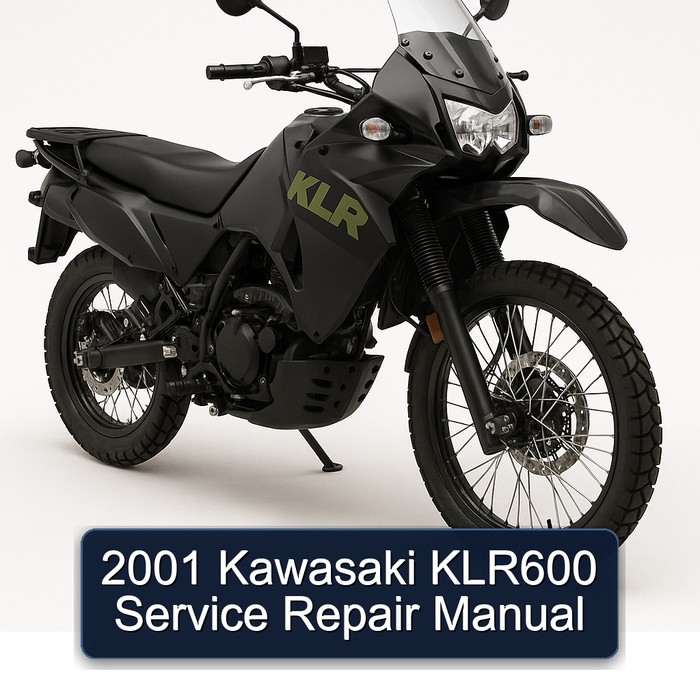 2001 Kawasaki KLR600 Service Repair Manual