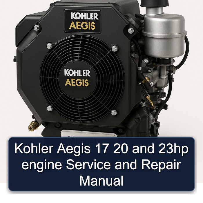 Kohler Aegis 17 20 and 23hp engine Service and Repair Manual