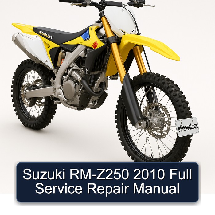 Suzuki RM-Z250 2010 Full Service Repair Manual