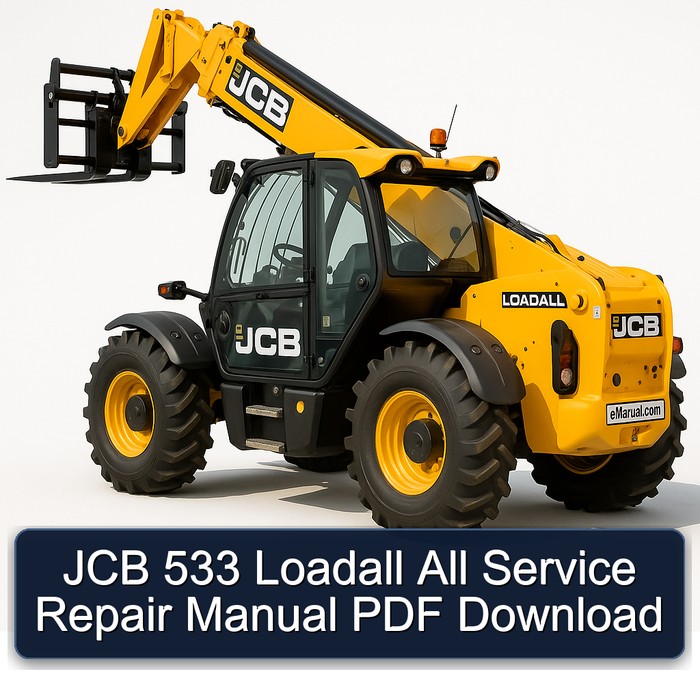 JCB 533 Loadall All Service Repair Manual PDF Download