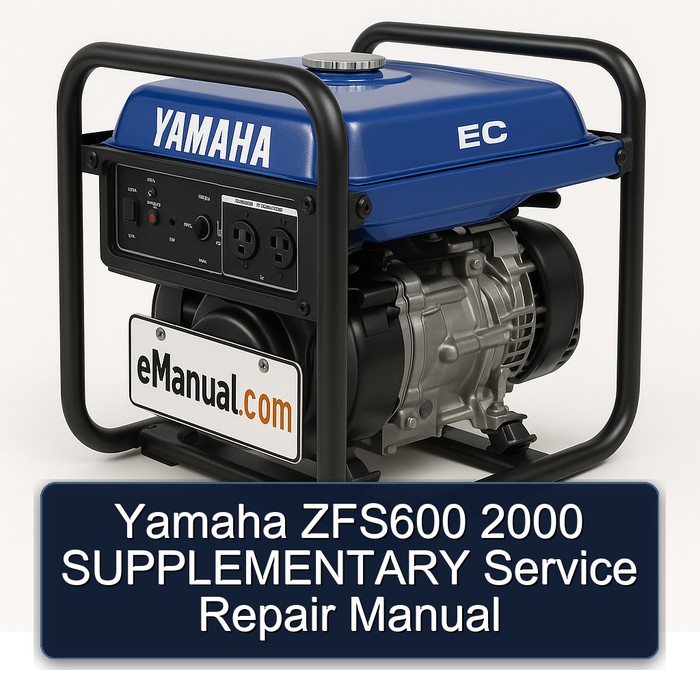 Yamaha ZFS600 2000 SUPPLEMENTARY Service Repair Manual