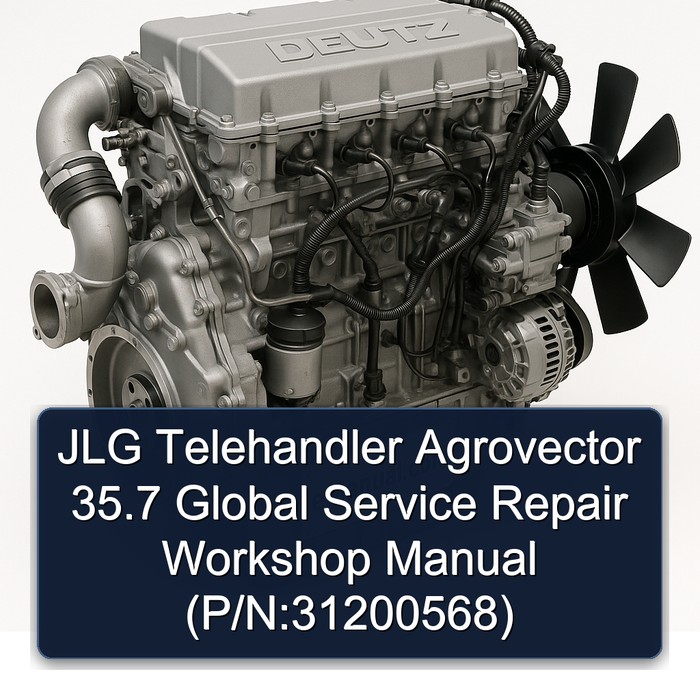 JLG Telehandler 3507H Service Repair Workshop Manual (P/N:31200568)