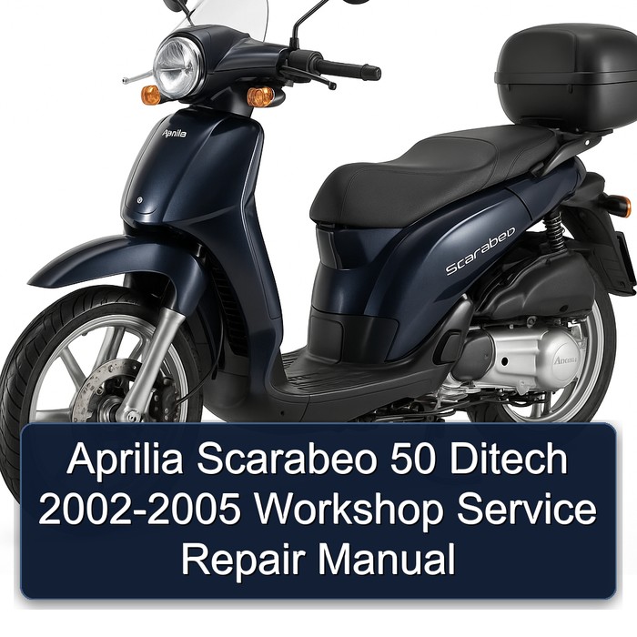 Aprilia Scarabeo 50 Ditech 2002-2005 Workshop Service Repair Manual