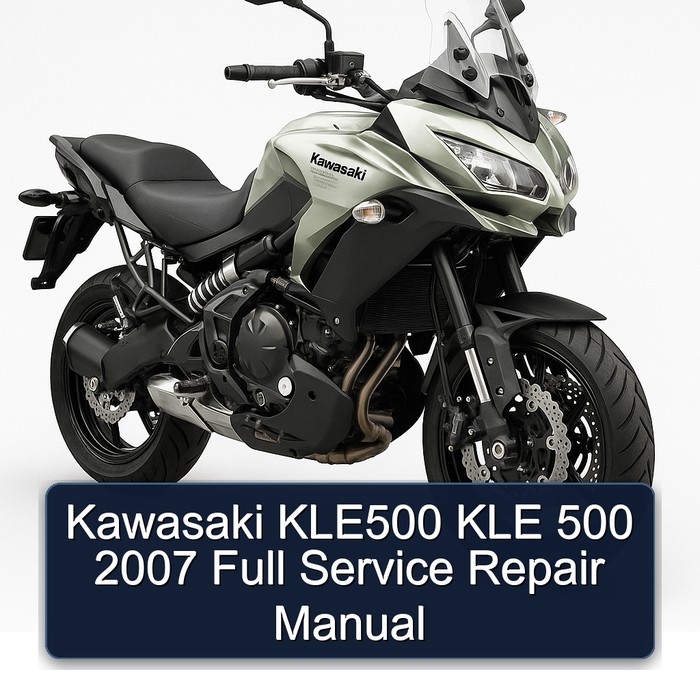 Kawasaki KLE500 KLE 500 2007 Full Service Repair Manual