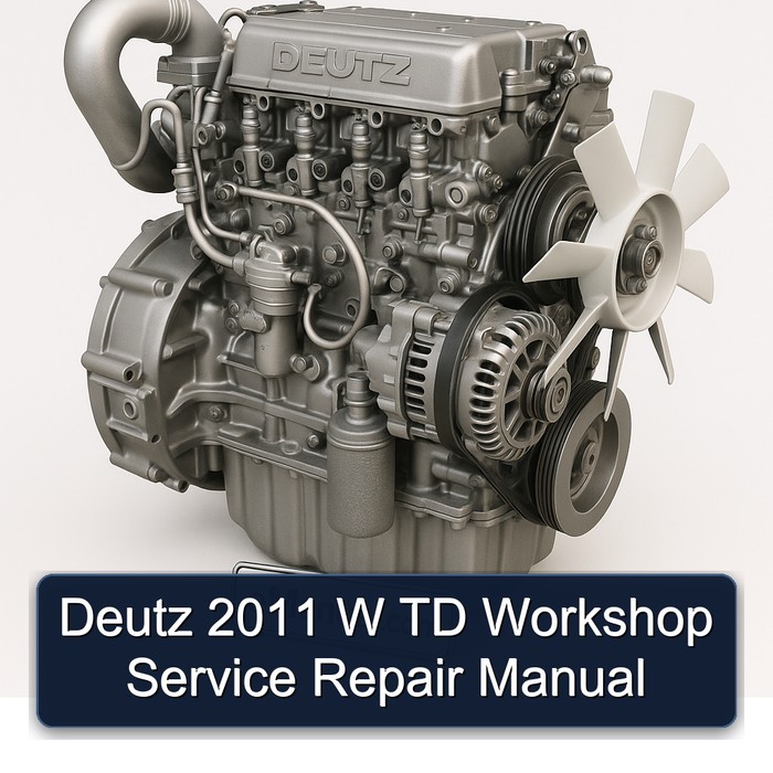 Deutz 2011 W TD Workshop Service Repair Manual