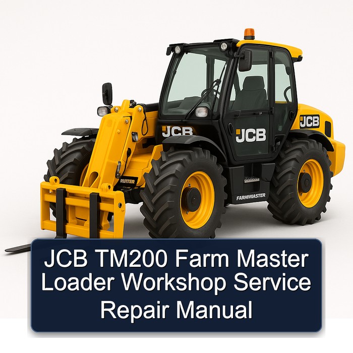 JCB TM200 Farm Master Loader Workshop Service Repair Manual