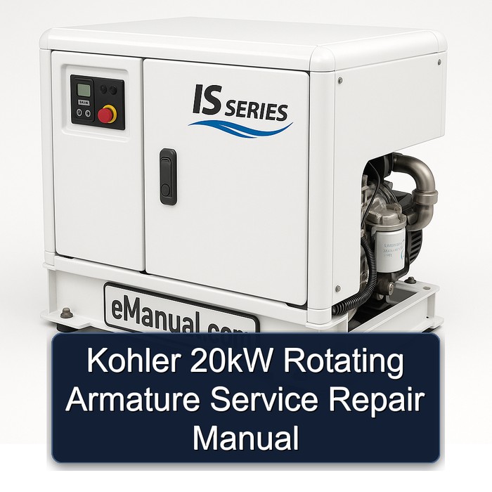 Kohler 20kW Rotating Armature Service Repair Manual