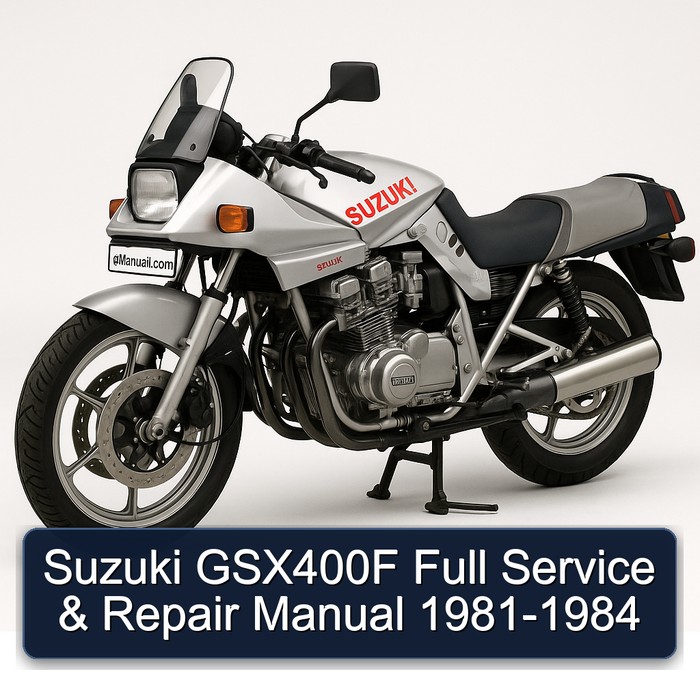 Suzuki GSX400F Full Service & Repair Manual 1981-1984